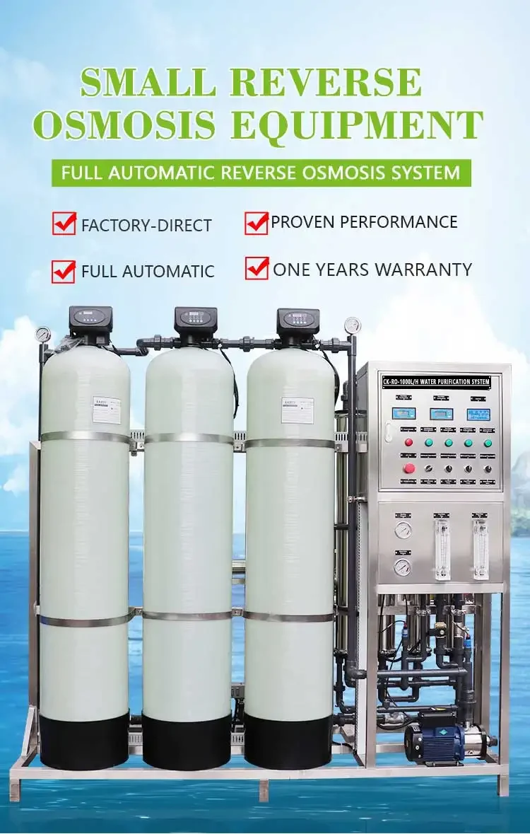 1000l Reverse Osmosis Purifier Water System China Supplier Osmosis Reverse System 1 Tonnes Reverse Osmosis System for Drinking