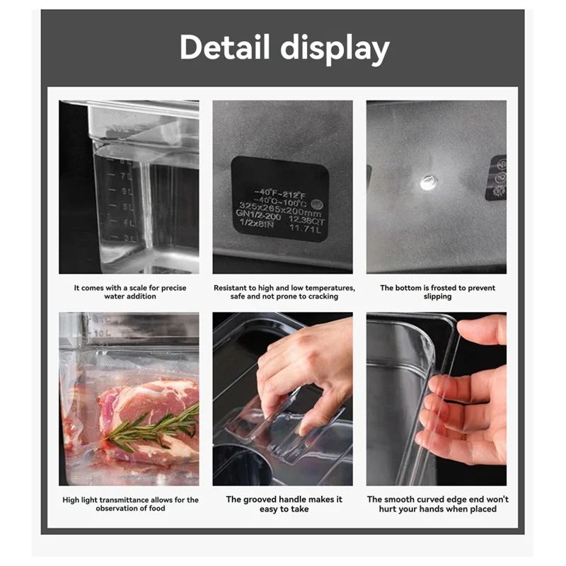 

A24R Slow Cooker Water Tank Accessories Commercial And Household / Water Tank Onepiece Molding Food Grade Water Container