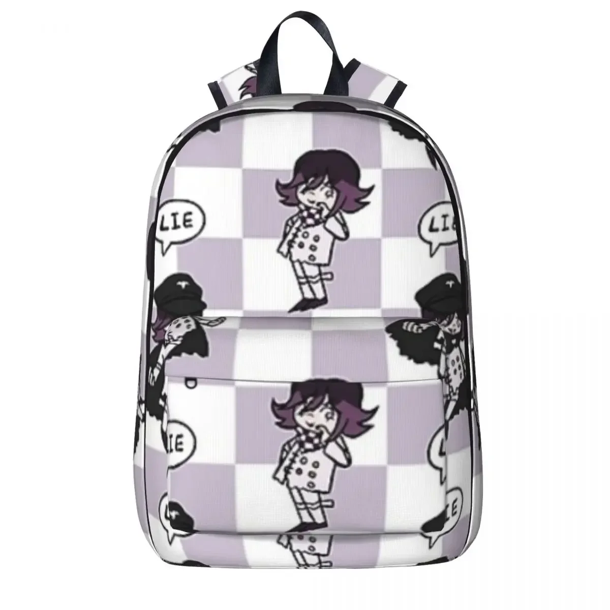 Tiny Kokichi Ouma Woman Backpacks Boys Girls Bookbag Waterproof Students School Bags Portability Travel Rucksack Shoulder Bag