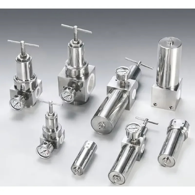 China Factory FRL Parts High Pressure Stainless Steel air Regulator SS-QTYH air Source Treatment for Compressed air