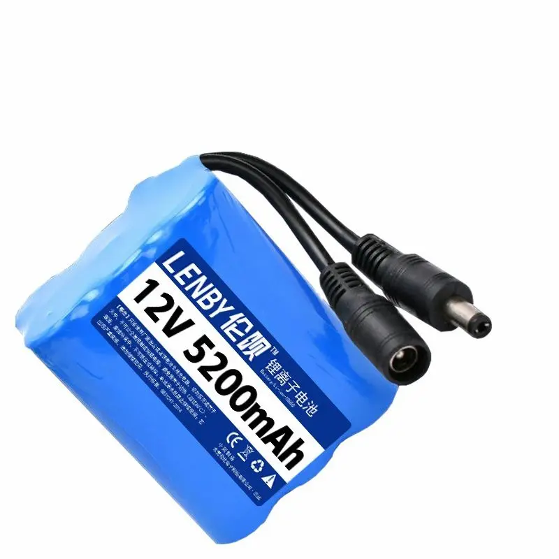 12v Lithium Battery Pack with Large Capacity 3000mAh For Audio Solar Street Lamp