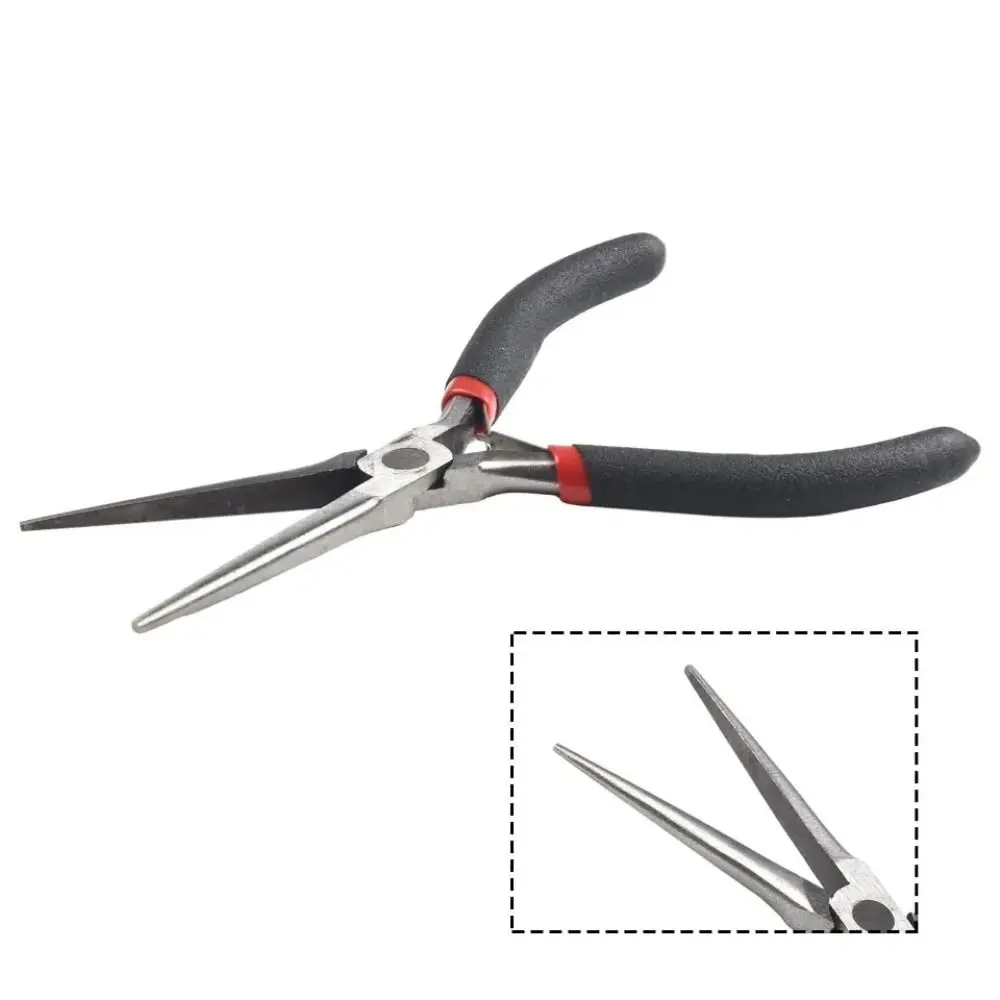 Precision คีมจมูกยาวคีมตัดหนีบ DIY เครื่องประดับทําเครื่องมือคีมทําด้วยมือเครื่องมือเครื่องประดับคีม