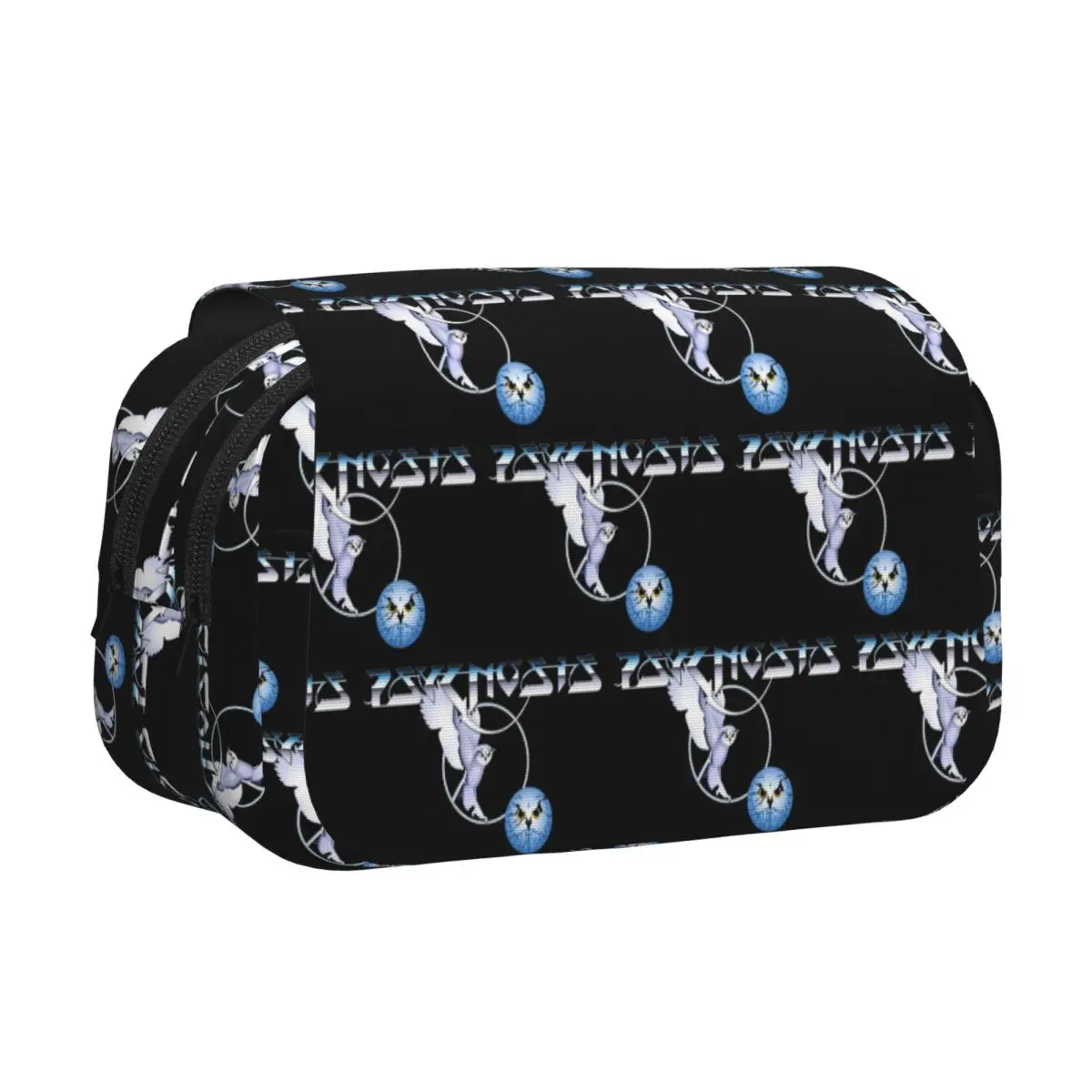 Amiga Psygnosis Owl Federmäppchen, Federtasche, Hartschale, Leder, großes Fassungsvermögen, Stiftbox, Federtasche für Studenten, Geschenke