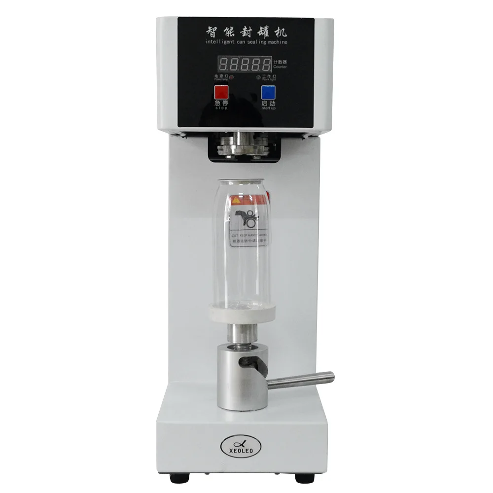 

Commercial can sealing machine Automatic beverage sealing machine Pet bottle sealing 55mm caliber capping