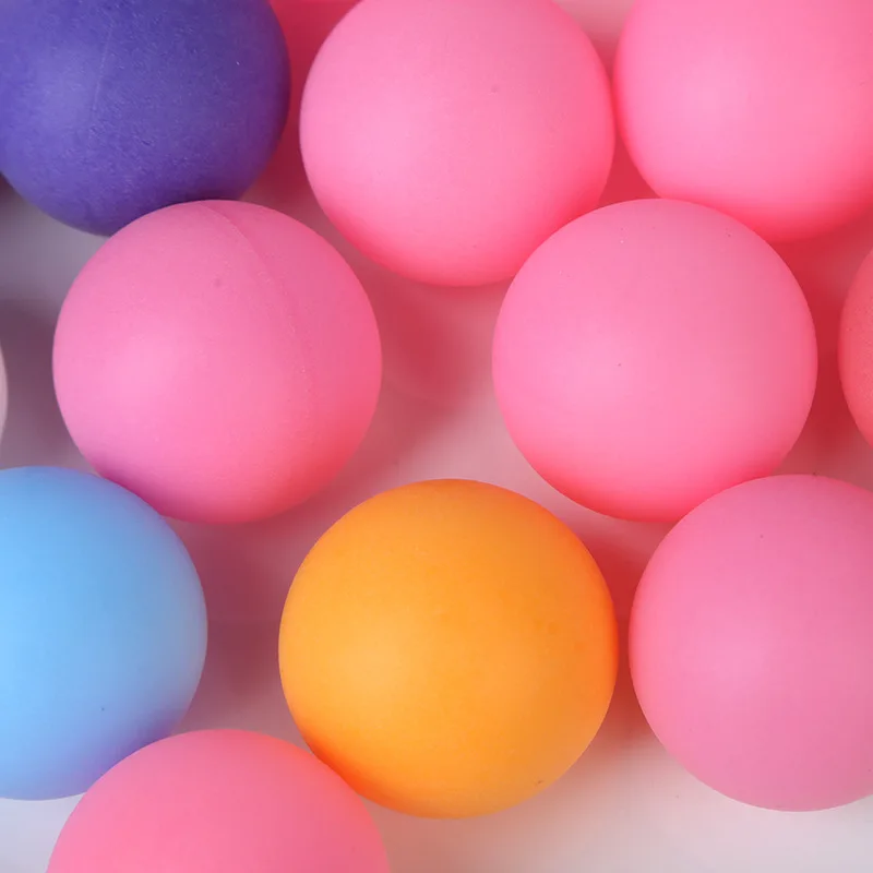 ปิงปอง Frosted Multi-Color ไม่มีรอยต่อไม่มีคําหวย Touch รางวัลเครื่องสเปรย์ Ball