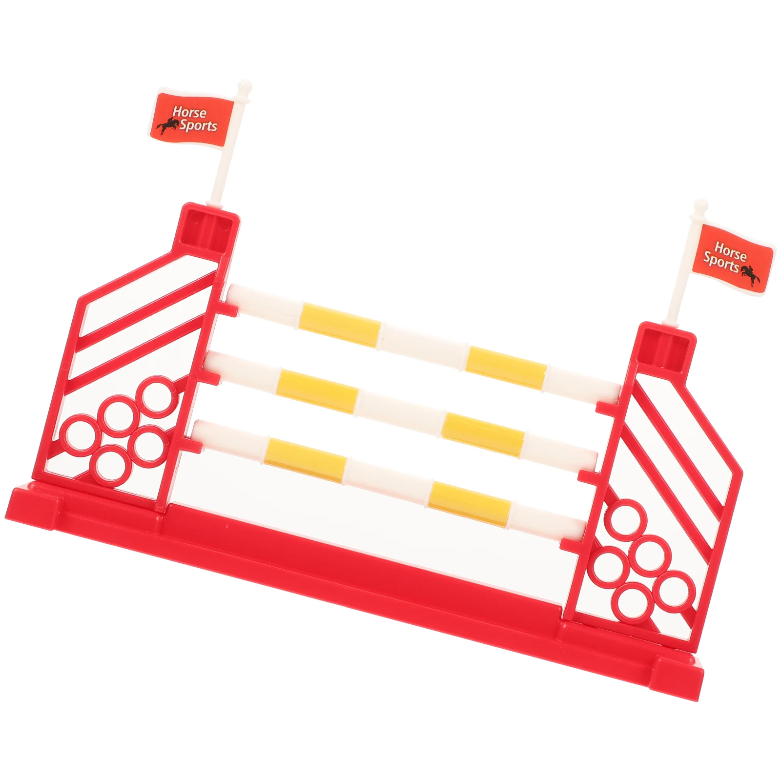 

Horse Training Hurdle Toy Fence Miniature Toys Stable Playset Fencing Plastic Racing Accessories
