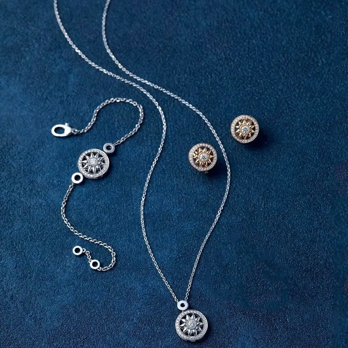 

Французский роскошный романский модный женский комплект ожерелья и серег, браслета, серебро, высокое качество, циркон класса 5А, изысканный подарок