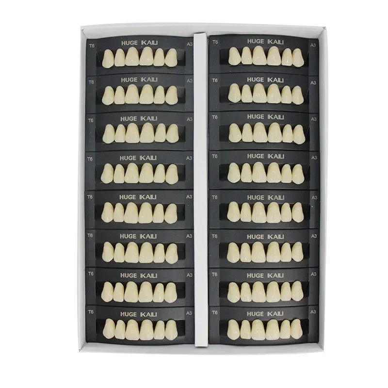 4/12/18 Set/Scatola Denti Dentali Modello Protesi Materiale FAI DA TE Anteriore Posterior Denti Modello di Istruzione A2/A3 T2-T10