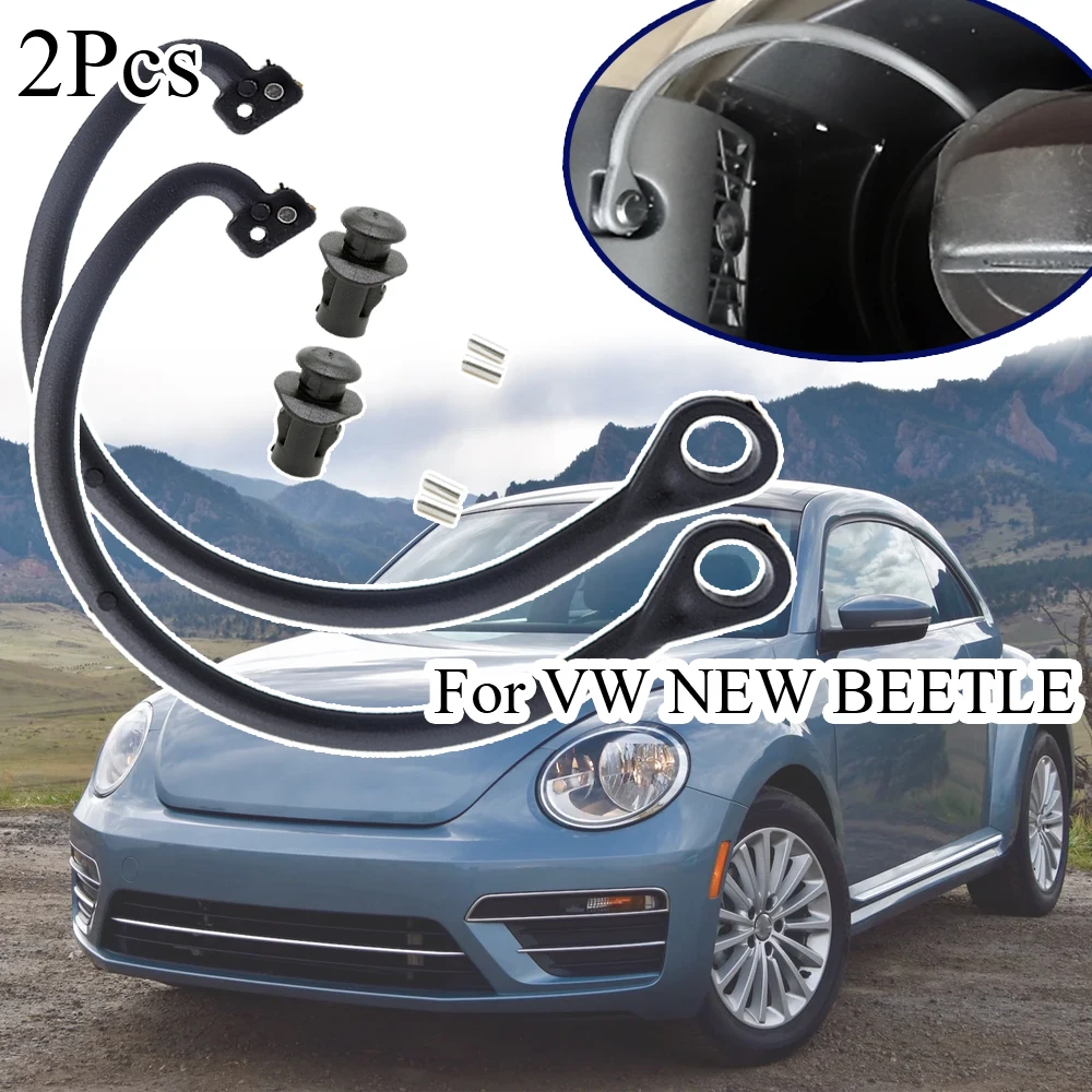 2Pc Fuel Oil Tank Inner Cover Plug For VW NEW BEETLE Petrol Diesel Cap Lid Gas Filler Support Retaining Strap Cord Rope Tether