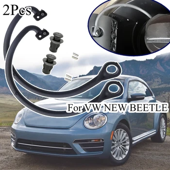 2 PC การใช้ถังน้ํามันฝาครอบด้านในปลั๊กสําหรับ VW NEW BEETLE เบนซินดีเซลฝาปิดแก๊ส FILLER สนับสนุนยึดสายไฟเชือก Tether