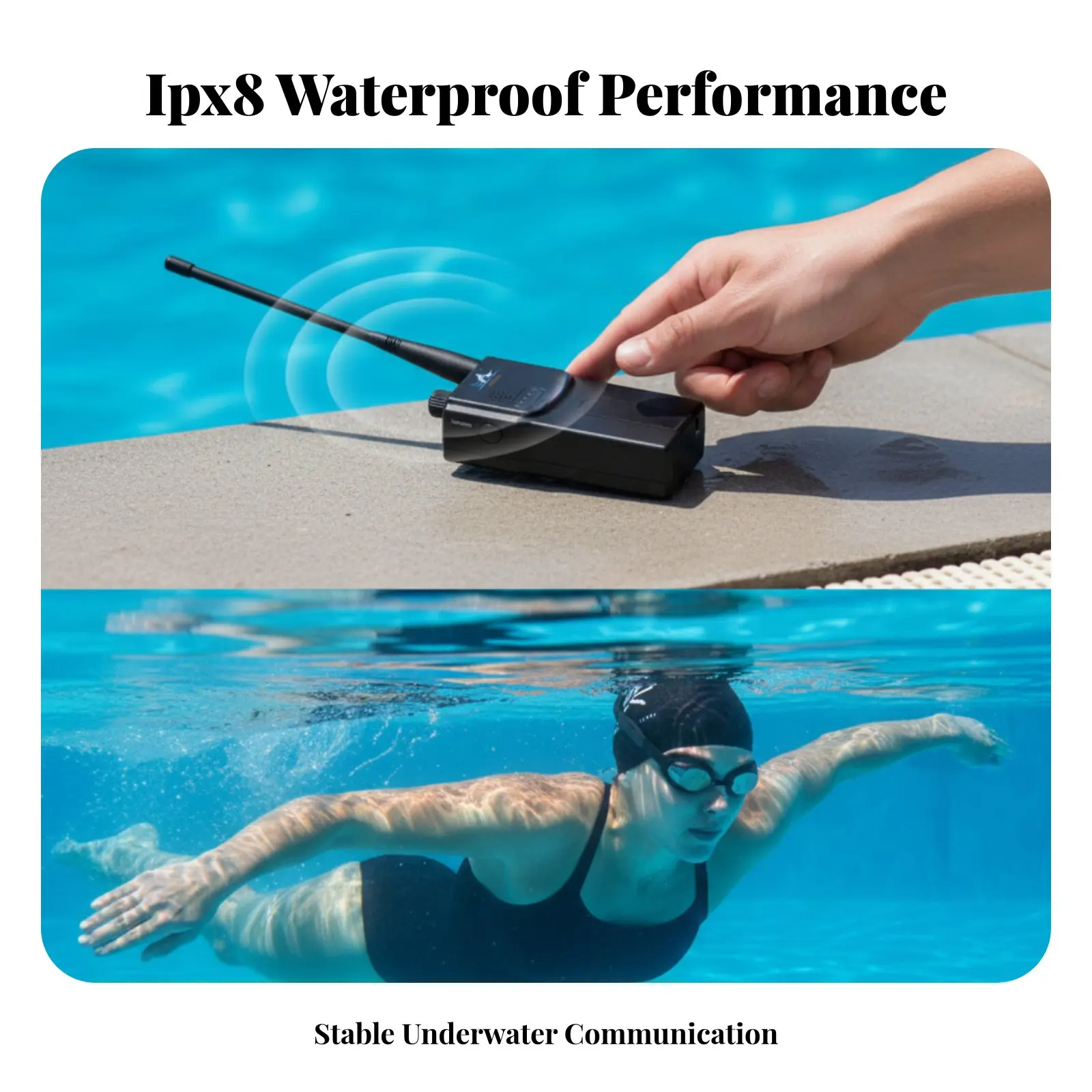 

Водонепроницаемые наушники с костной проводимостью IPX8, для плавания, занятий спортом и обучения, многофункциональные