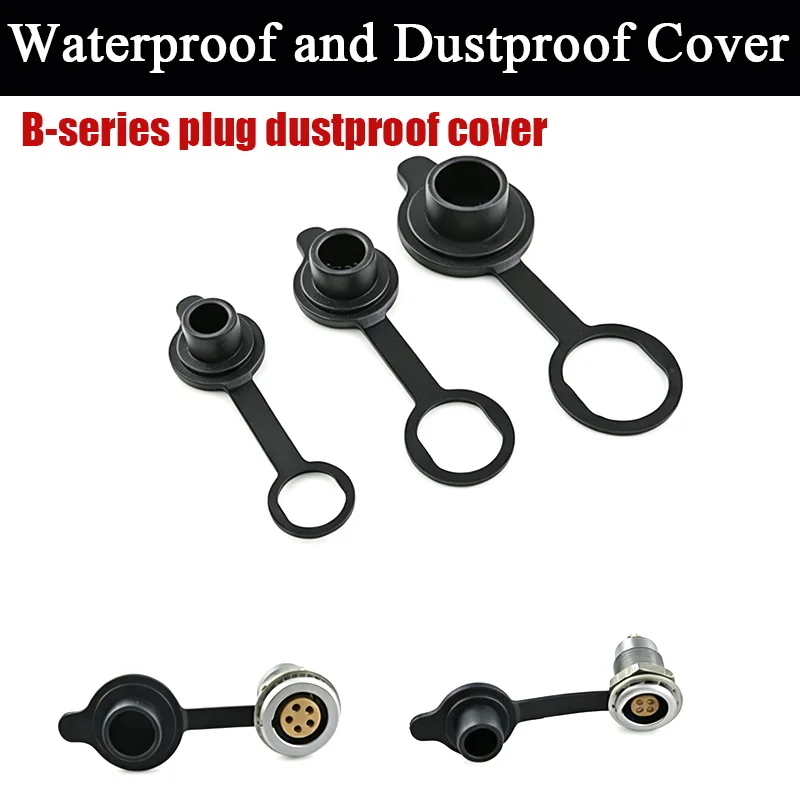 1PC REMO EGG Socket Dust Cover 0B 1B 2B Compatible with REMO Aviation Plug 0B 1B 2B Waterproof and DustCover Plastic 10pcs