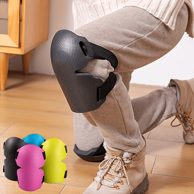 Set of 2 Gardening Knee Pads Perfect for Outdoor Tasks And Flooring Installation, Featuring Thick, Durable Padding That Remains