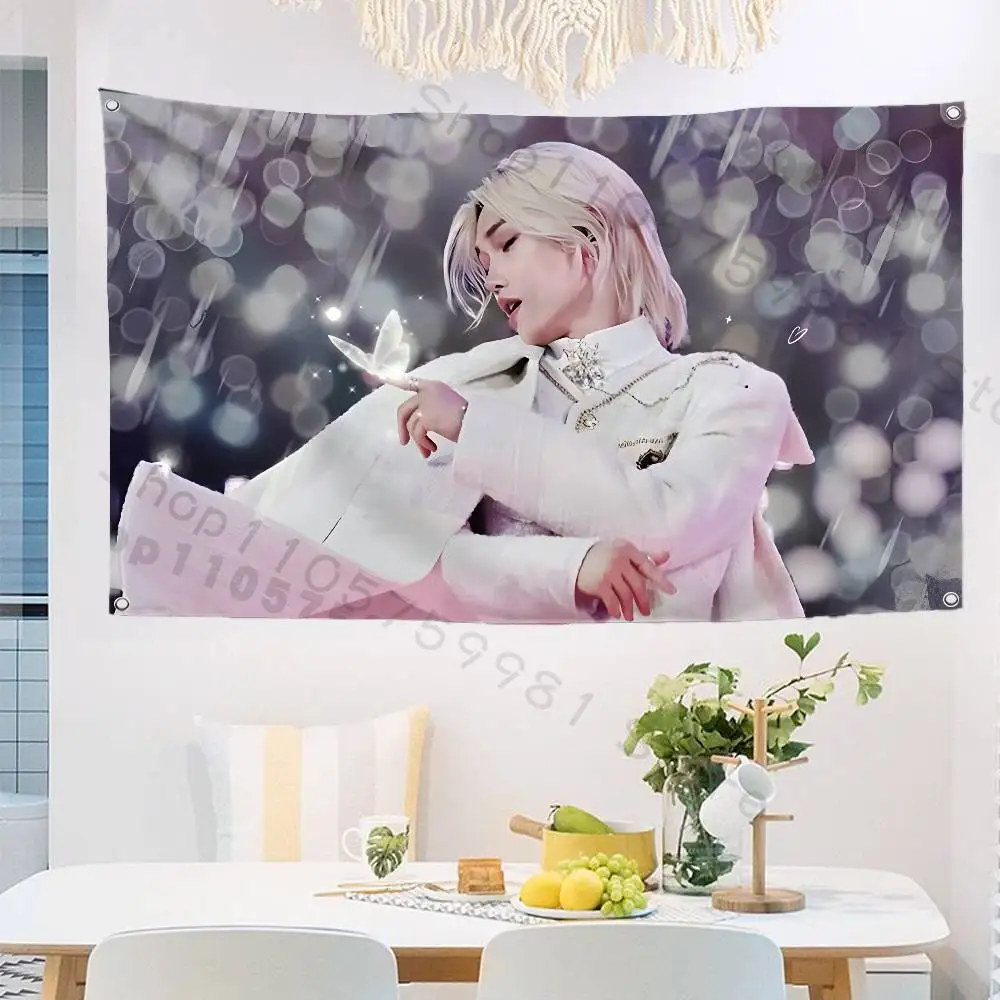 Felix L-Lee Yong-bok Suitable for camping carnivals music festivals gatherings Flag Polyester Digital Printing Banner For Decor
