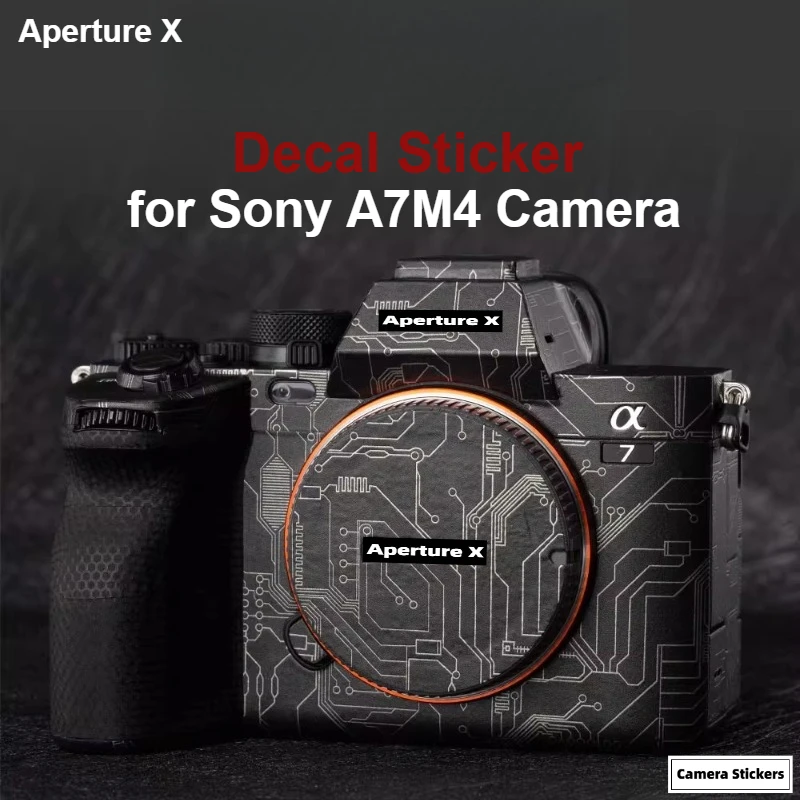 for A7M4 Sticker A74 Camera Premium Decal Skin for Sony ILCE-7M4 / A7 IV Skin Protector A7IV Wrap Cover Film