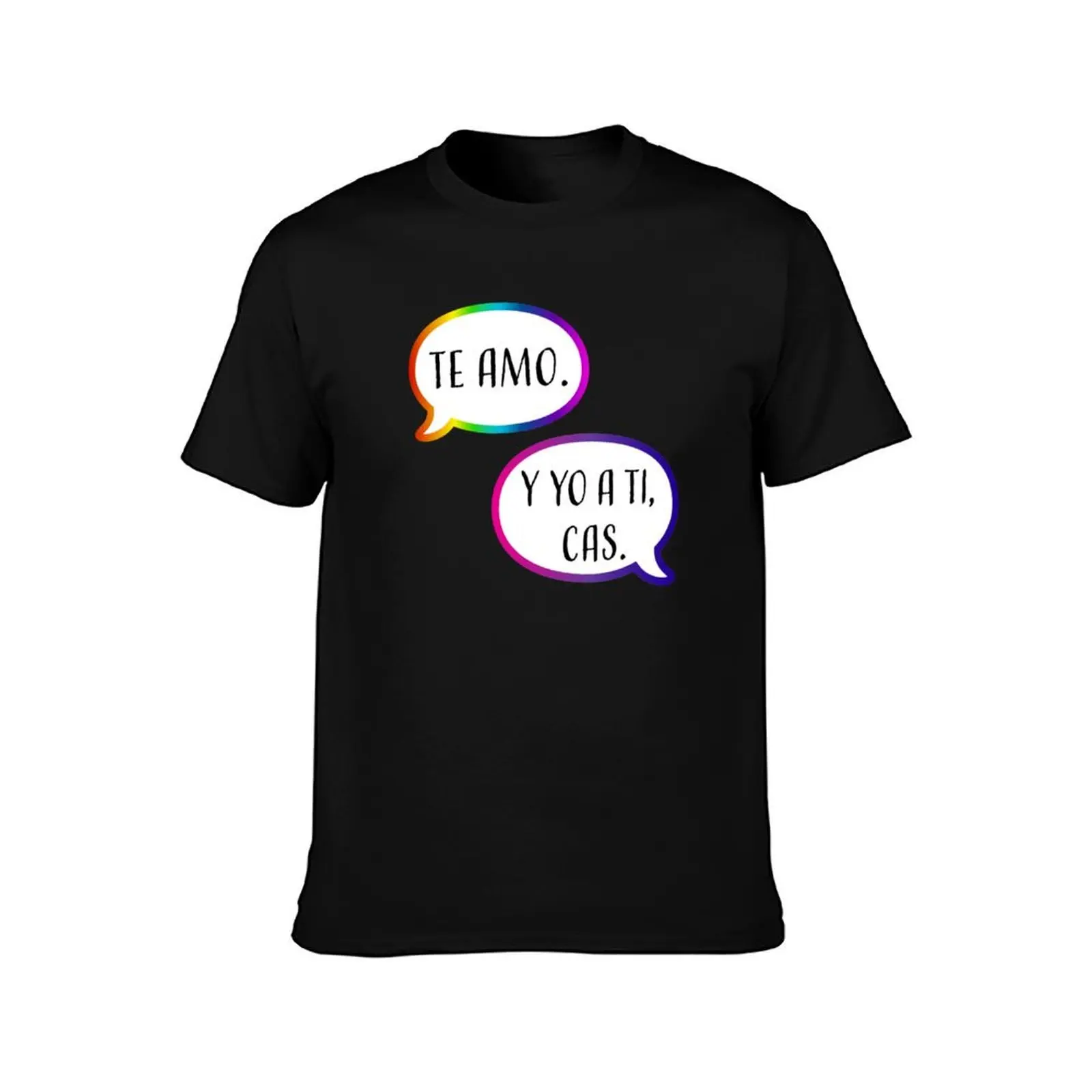 Destiel Pride Chat Bubbles T-Shirt Plus Size Lightweight Top