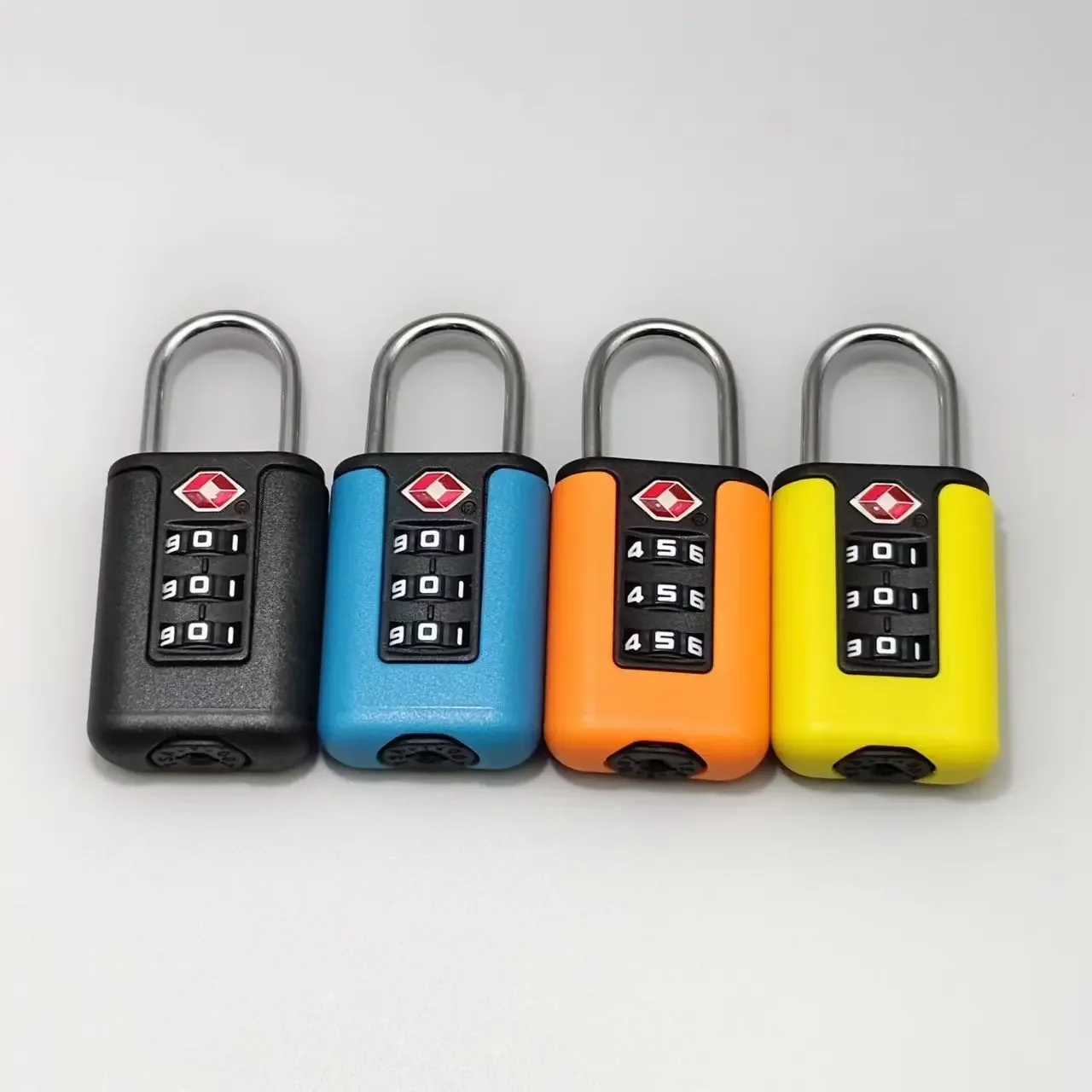 New Plastic TSA Customs Code Lock for Travel Security Luggage Suitcase Zipper Padlock Password Changeable Combination Lock