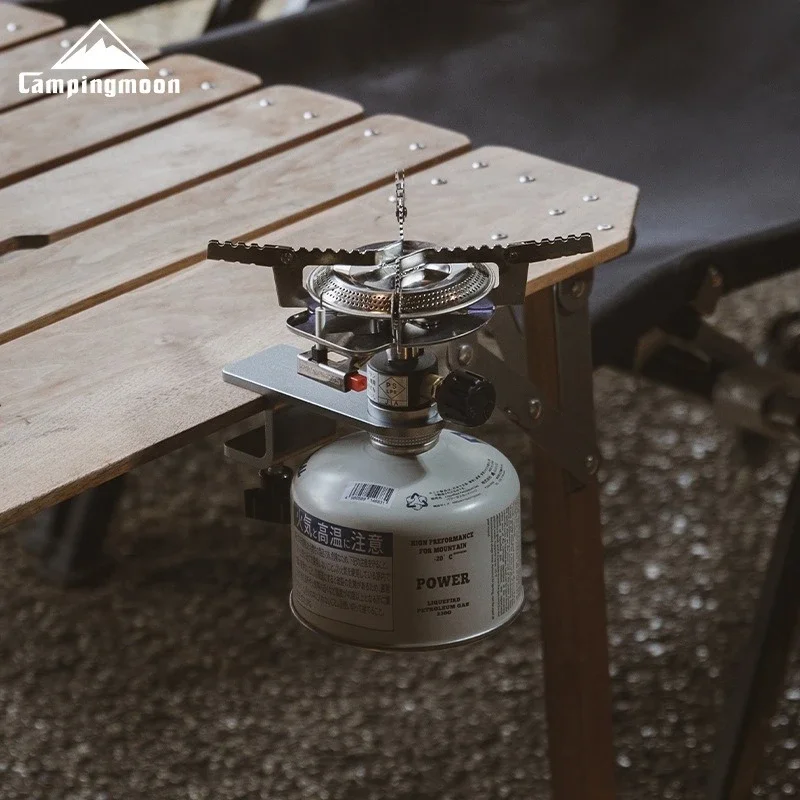 

CAMPINGMOON Z18 Flat Gas Cylinder Lamp Stove Head Table Board Fixing Fixture Outdoor Camping Desktop Expansion Accessories Food