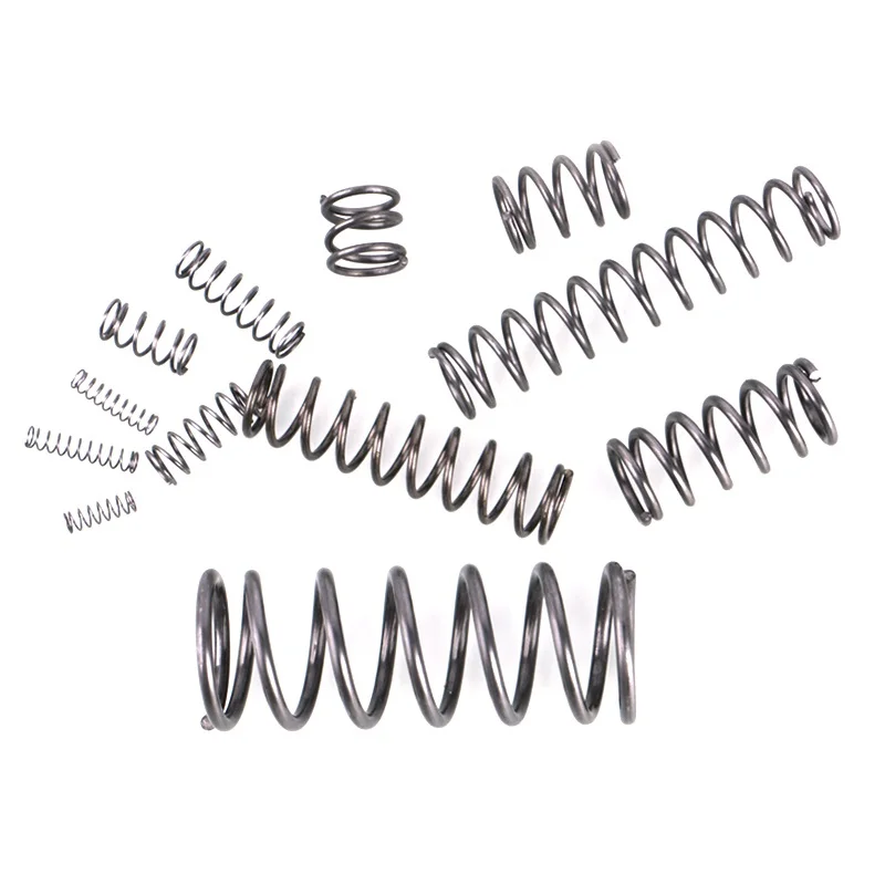 10 шт., диаметр проволоки 0,5 мм/0,6 мм, пружинная сталь, микромаленькая пружина сжатия, наружный диаметр 3–12 мм, длина 5–50 мм