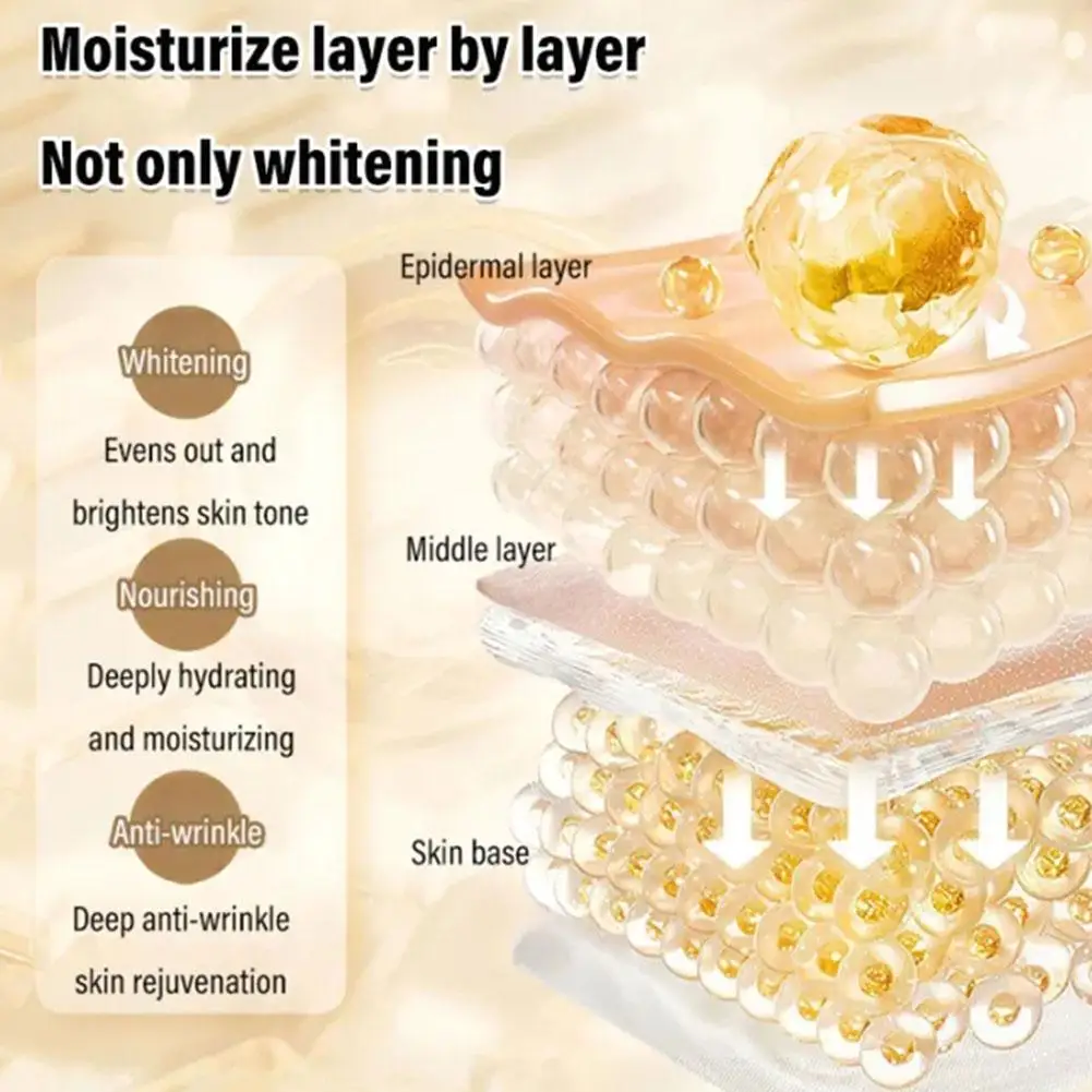 Clareamento Hidratante Profundo Rosto Óleo, Brilhante Cuidado, Rugas Rasgo-off, Anti-Envelhecimento, Lama, Pele Psiquiatra, Lif P9w6, 100g