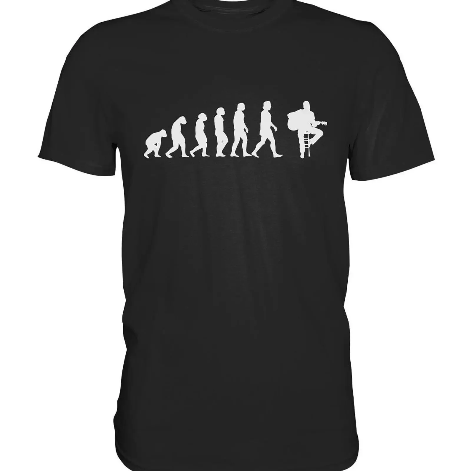 T-shirt unisexe de créateur, style vintage délavé, respirant et extensible, pour les passionnés de guitare, streetwear premium