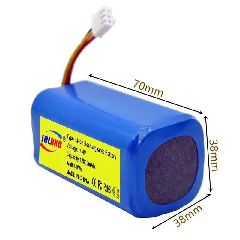 Batterie au lithium pour aspirateur robot, cellule au lithium, Lcomprend troux C30B, 14.4V, 12800mAh, 100% nouveau, original