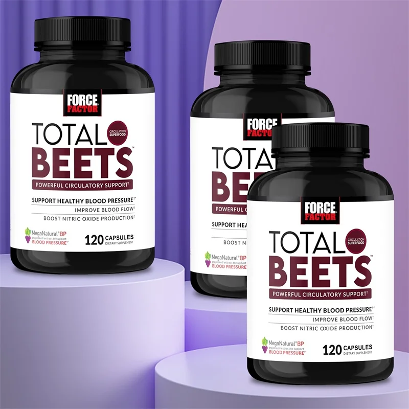 Beetroot Capsules, Antioxidants, Support Circulation, Cardiovascular Wellness, Physical Endurance & Metabolism, Vegan