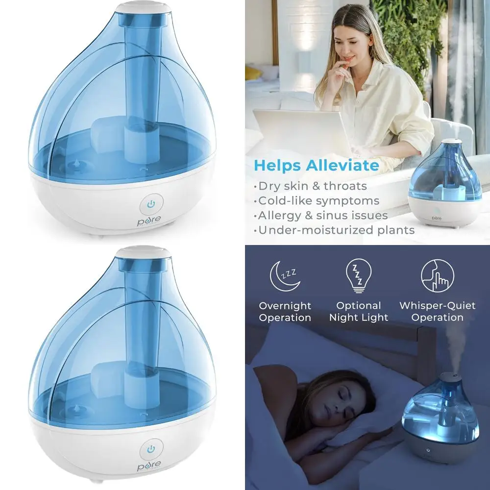 

Ультразвуковой увлажнитель воздуха с холодным туманом - бесшумный, долговечный, для помещений, растений и комфорта