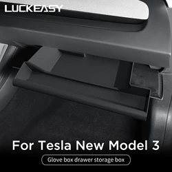 Per Tesla Model 3 Highland Central Control Glove Box Storage Box Model3 2024 Car Storage Tray Stowing Organizer accessori per auto