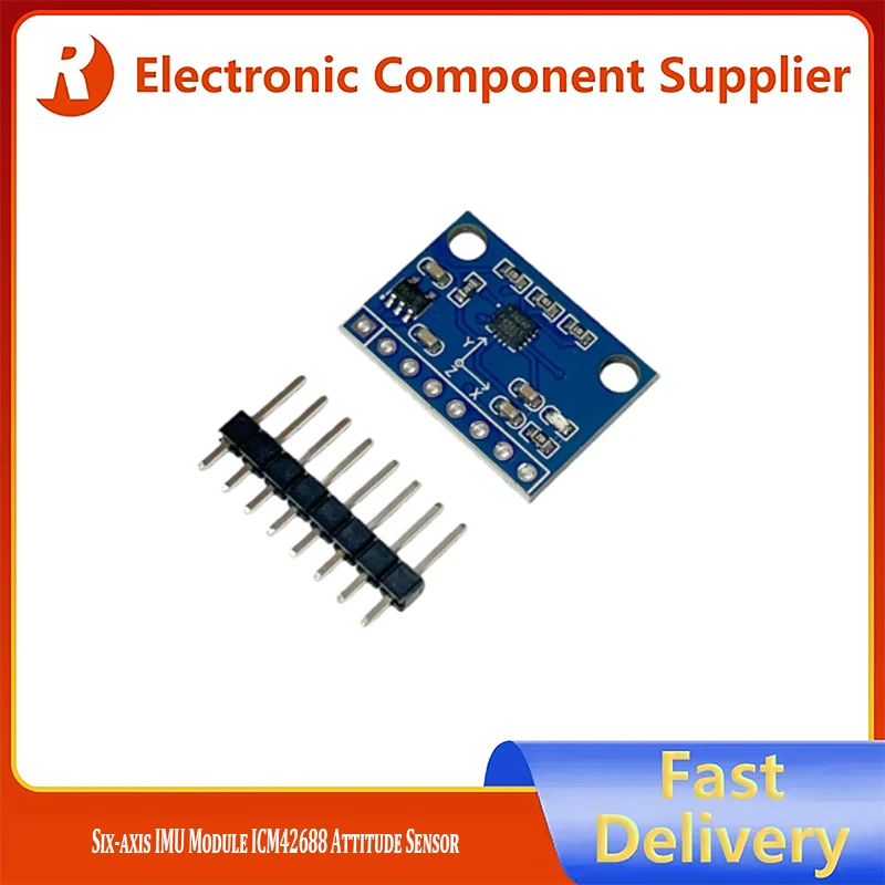 Six-axis IMU module ICM42688 attitude sensor gyroscope module, low temperature drift, smart car gyroscope