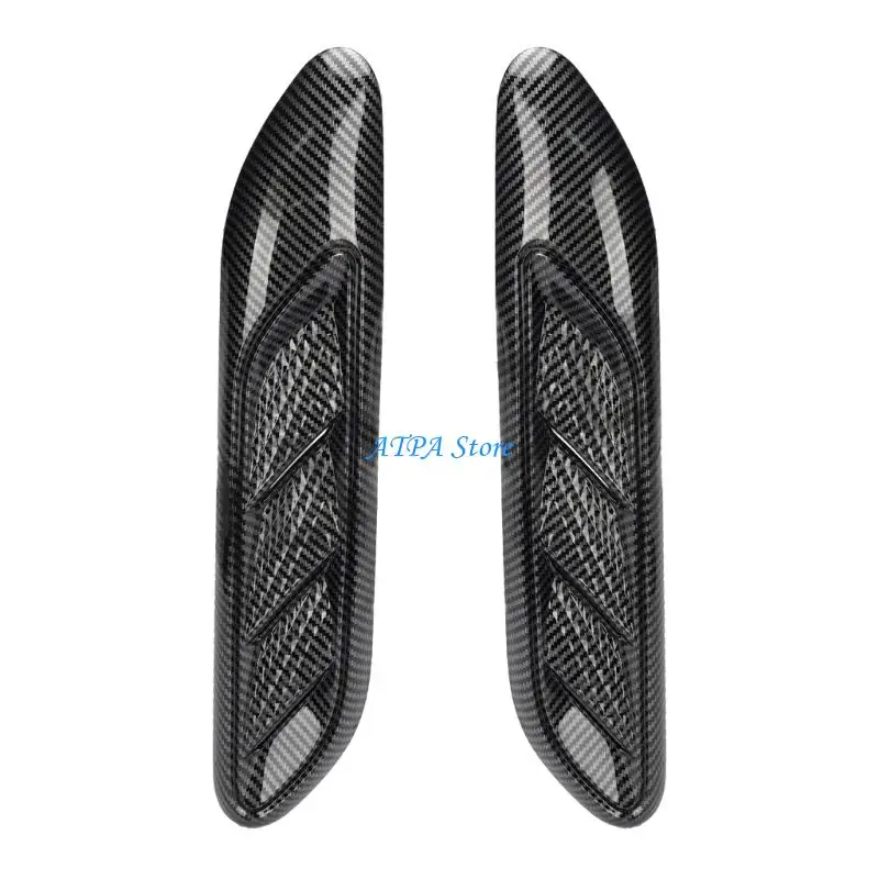 U13C High Performances Vehicle Side Wing Panel Vents Exterior Side Guard Decorative Vents Pair for Improved Efficiency