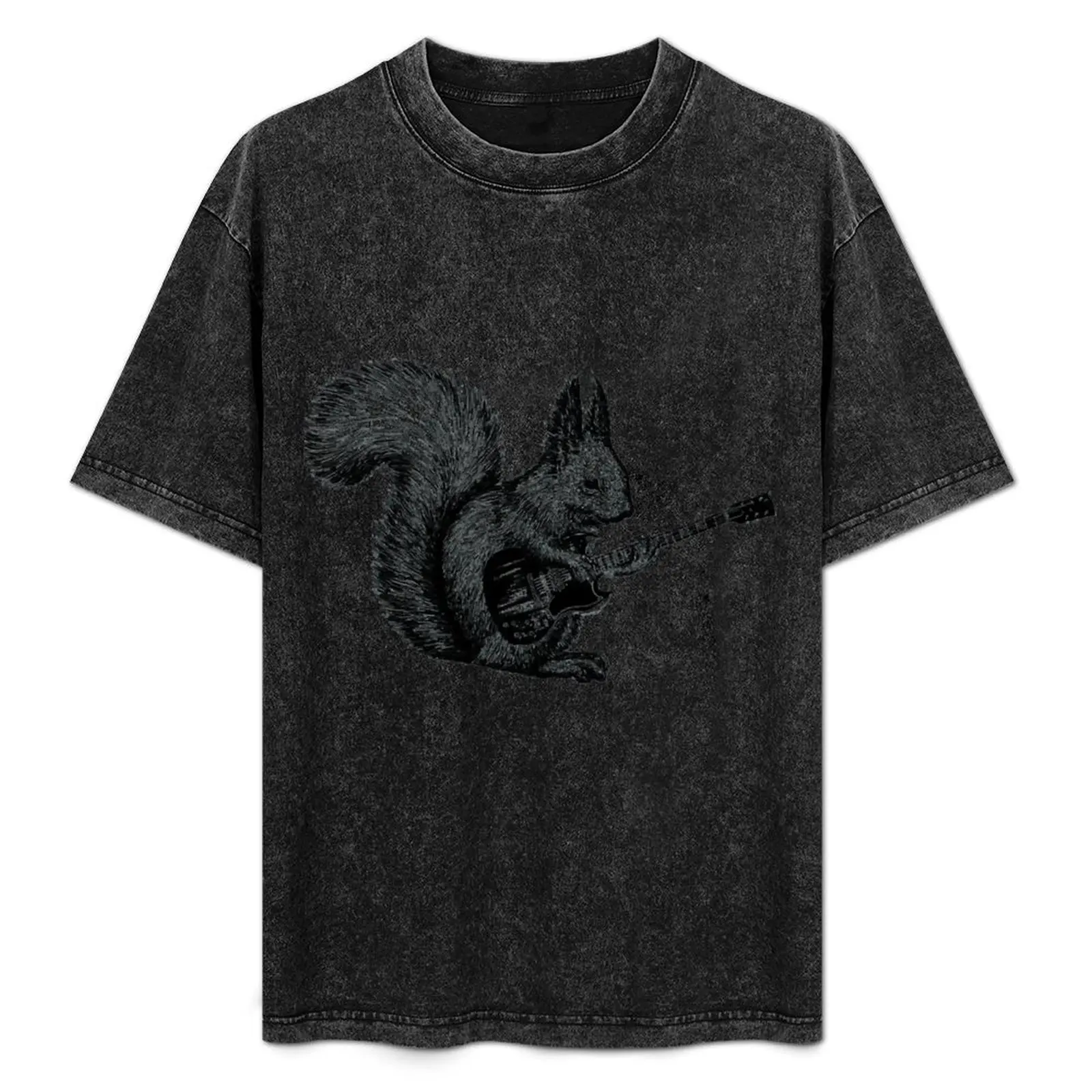 

Squirrel-Playing Guitar For Men T-Shirt Comfortable Work Wear Tee