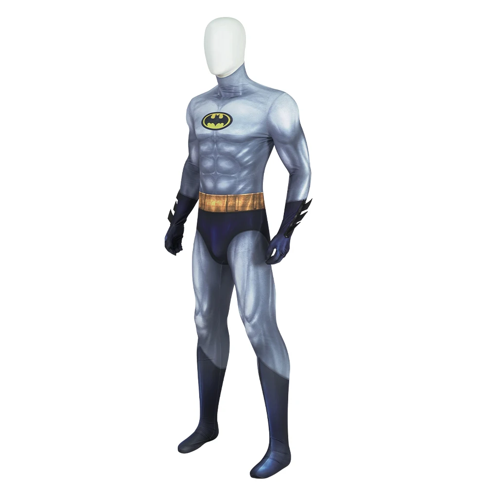1992 Amimated Bat DisguiseBat Cosplay Costume Suit 3D Printed Spandex Jumsuit Bruce Cosplay Outfit Halloween Costumes for Man