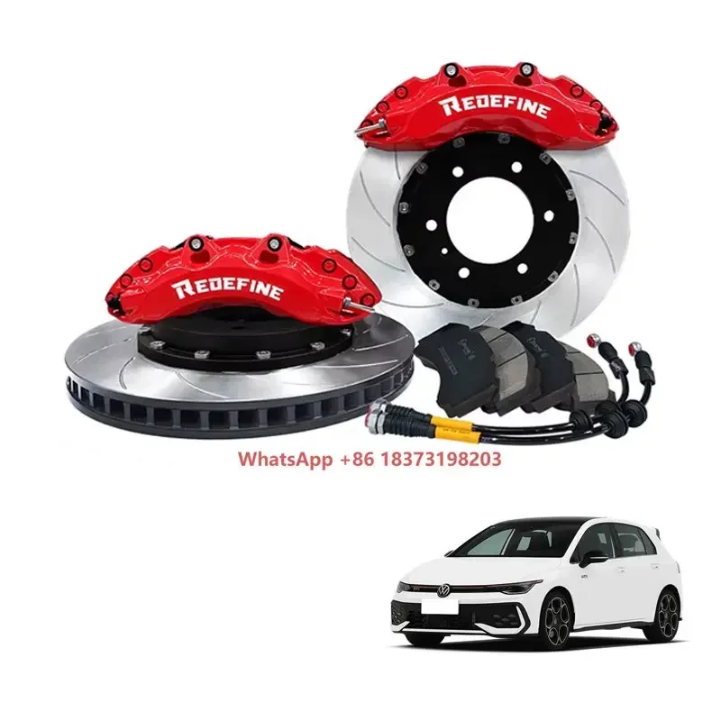 

High Performance Tuning Brake Systems 4 Piston Big Brake Caliper Kit for VW Golf
