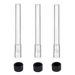3Pcs Glass Stem Adapter for ARIZER SOLO 2 AIR 2 ACCESSORIES with Silicone Cap Cover