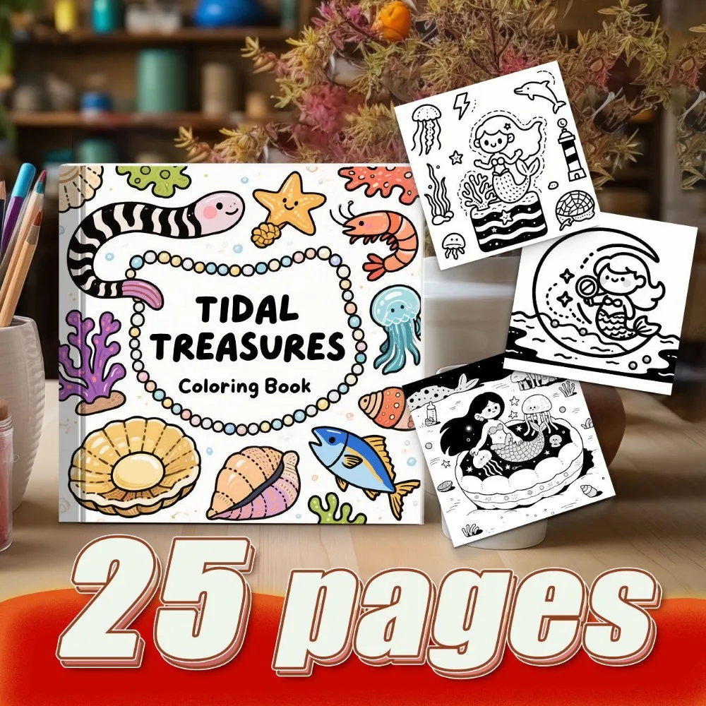 

Family Bonding Anime Coloring Book Parent Child Interaction Stress Relief Mental Relaxation Original Art Thickened Paper