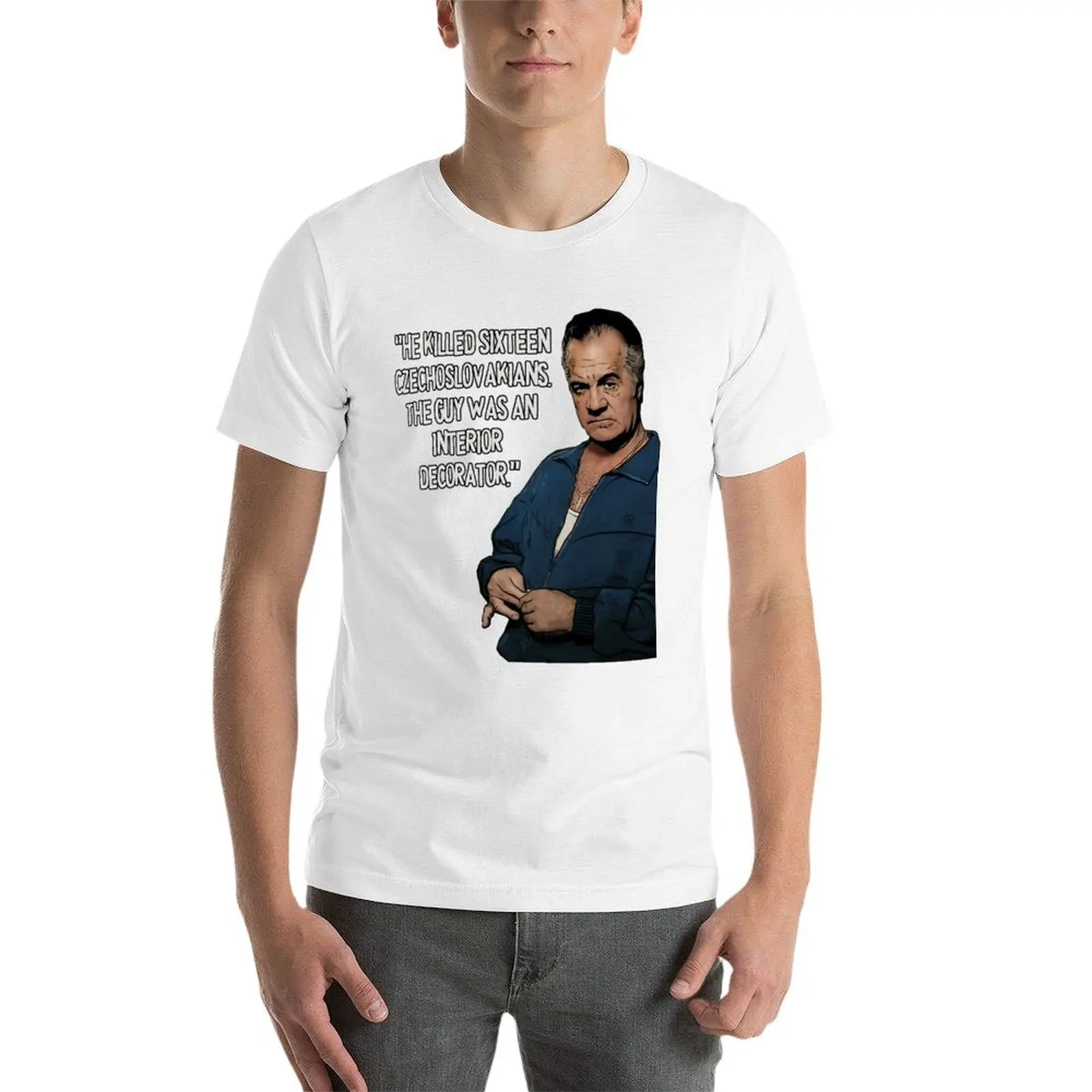 سوبرانوس - باولي الجوز تي شيرت رجل التي شيرت أنيمي تي شيرت كبير الحجم تي شيرت