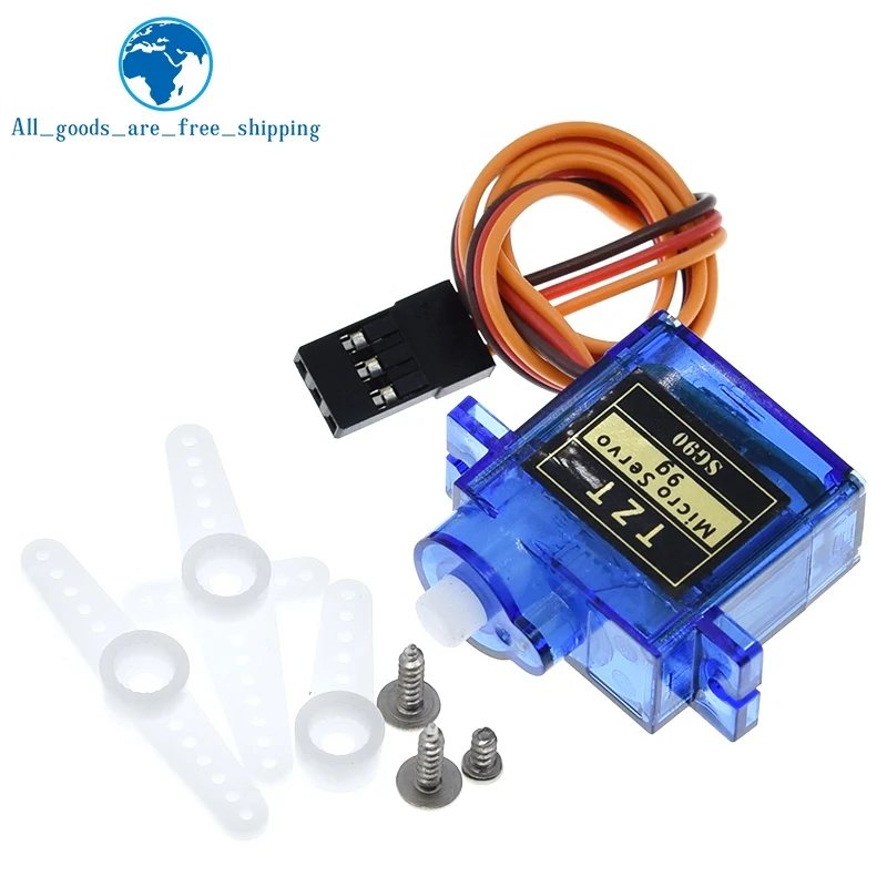 TZT Official Smart Electronics Rc Mini Micro 9g 1.6KG Servo SG90 for RC 250 450 Helicopter Airplane Car Boat For Arduino DIY