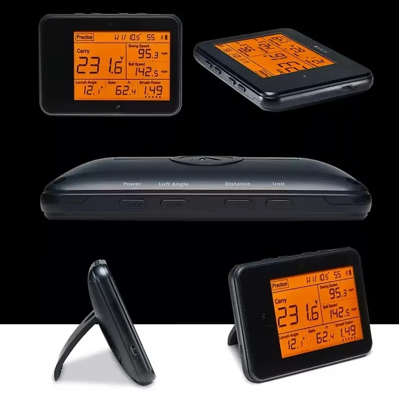 Golf Swing Analysis Radar Distance Meter Portable Tool with Storage Carry Bag
