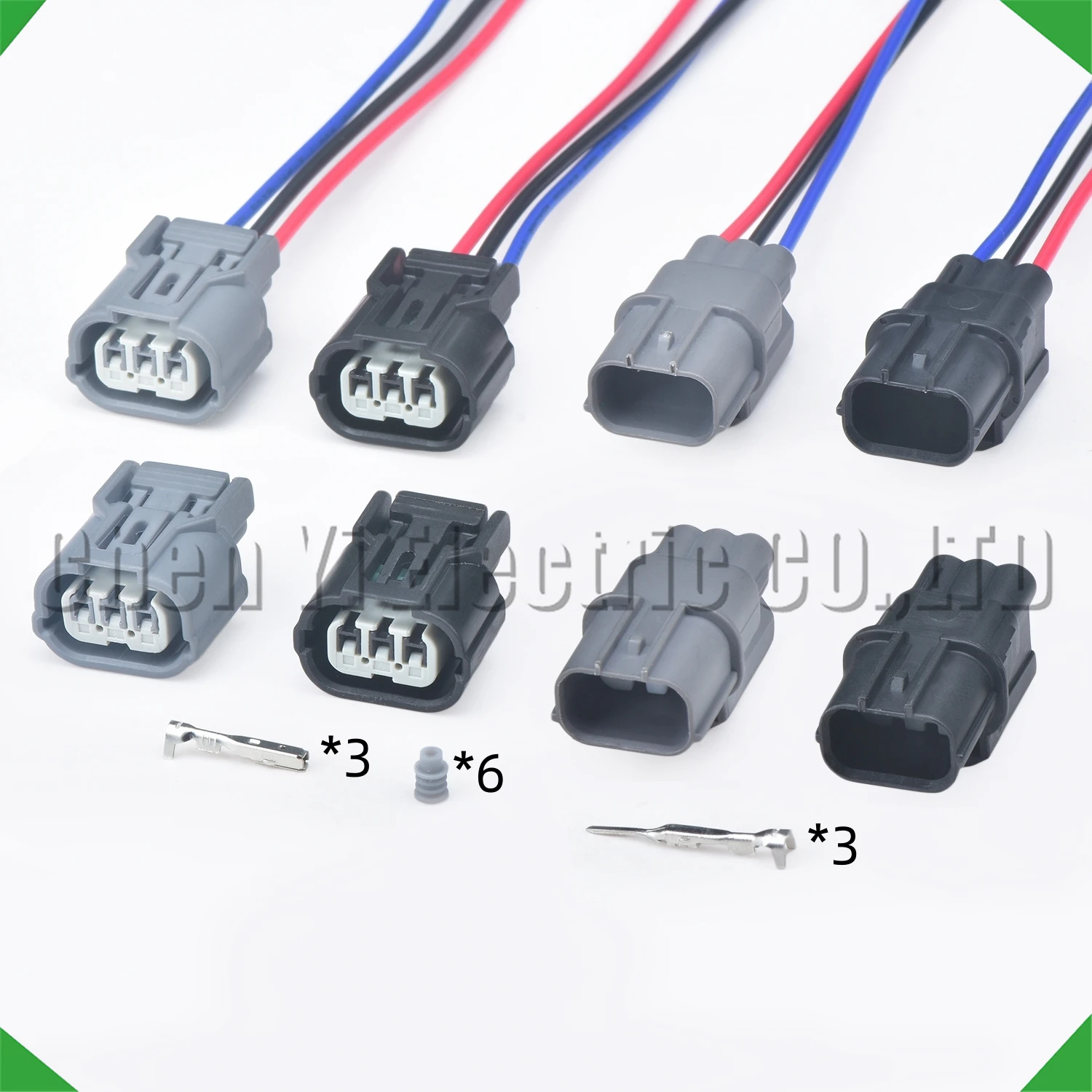 

3 Pin Automotive Connector Ignition coil air conditioning intake pressure sensor Wire harness Plug 6189-0887 6188-4739 6189-0968