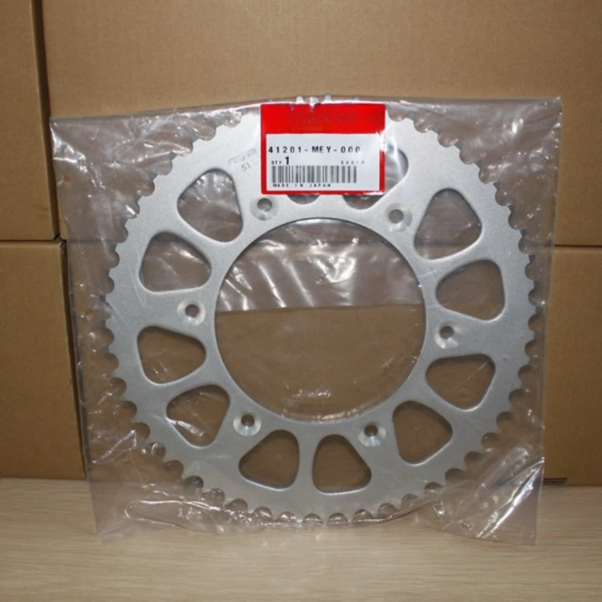 For  CR125 CRF250 CRF450 50T 51T Aluminum Rear Tooth Plate Posterior Dental Disc Chain Wheel 41201-MEY-000