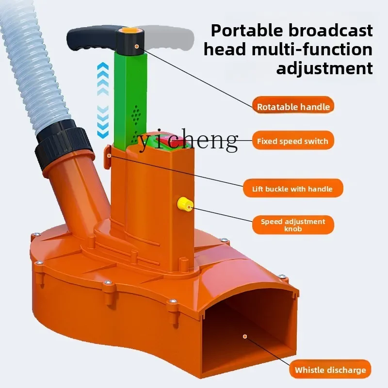 y14-new fertilizer sprinkler artifact fertilizer spreader electric fertilizer applicator seeder