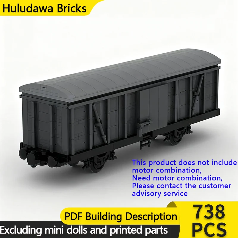 

Модель городской автомобиль MOC, строительные кирпичи, немецкий железнодорожный поезд, сваген, модульная технология, подарки, праздник, сборка, детские игрушки, костюм