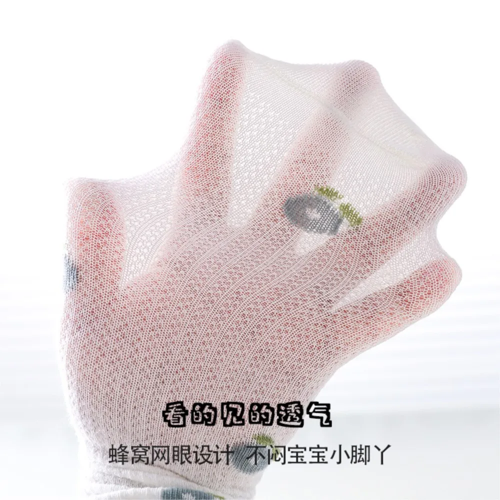 Summer new newborn sock baby princess babies socks thin mesh over-the-knee anti-mosquito sox girl lace cotton socks