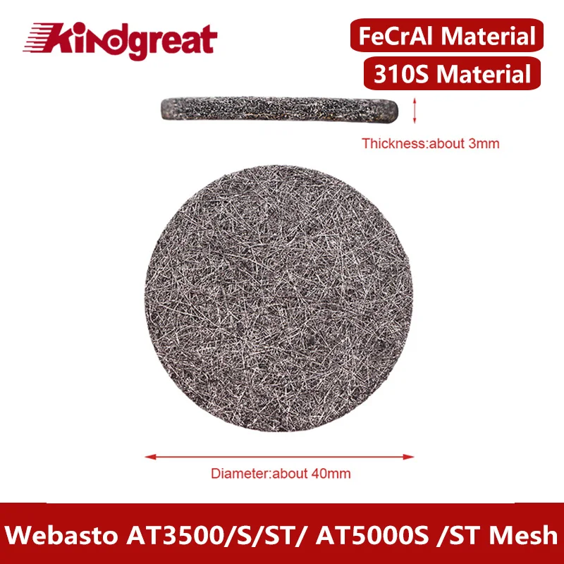 Kindgreat Air Top 2000ST riscaldatore per camion bruciatore camera di combustione Mesh 1322585A per riscaldatori di parcheggio Diesel WEBASTO