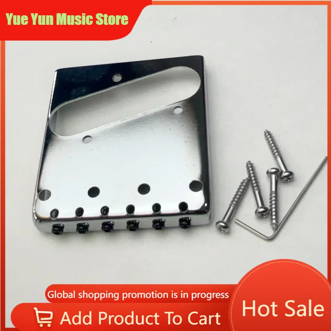 

Wilkinson WOT02 Vintage Electric Guitar Bridge Brass Construction Chrome Silver Finish Guitarist Choice by Yue Yun Music Store