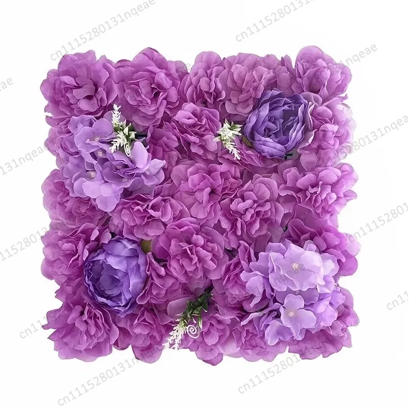 Framed Tropical Style Floating Large Outdoor Photo Booth Decorated with Silk and Floral Red Rose Flower Walls