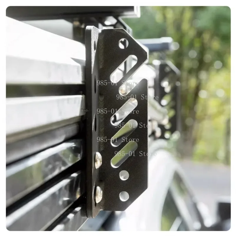 Heavy-duty quick-release connecting bracket, used for mounting car side tents and roof tents