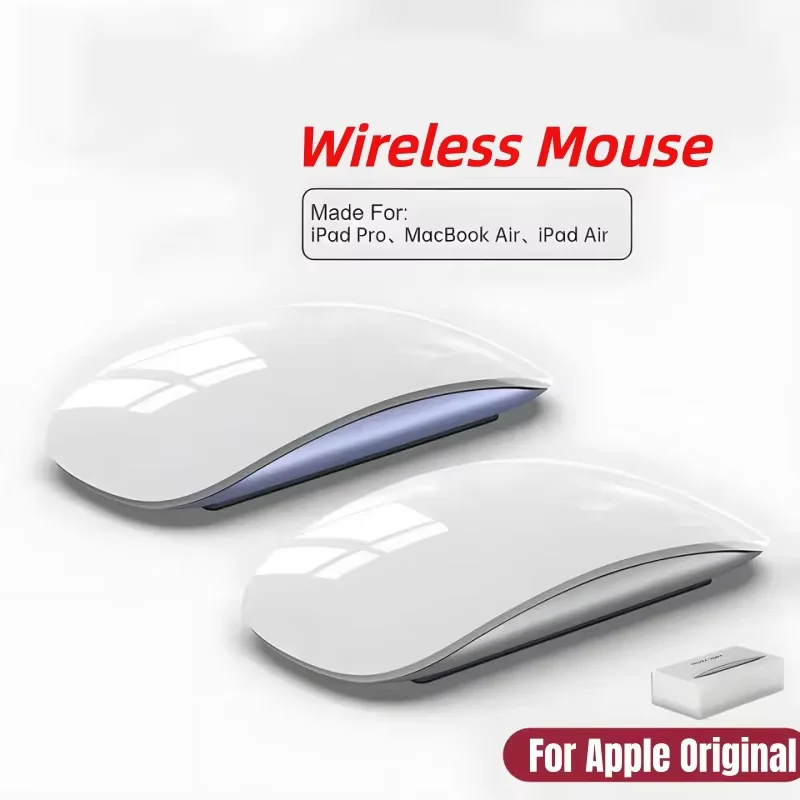 Wireless Bluetooth Magic Computer Mouse Rechargeable Touch Slim Ergonomic Dual-Mode Silent PC Mice For Apple Macbook Air