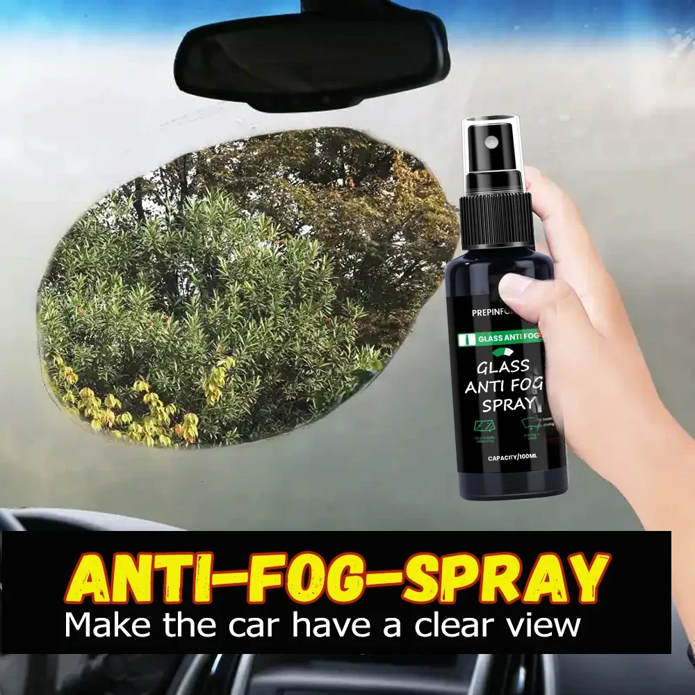 Agente antiniebla de vidrio para invierno, duradero, previene el empañamiento, visión clara, parabrisas Interior, accesorio para automóvil, producto para el cuidado del coche P23